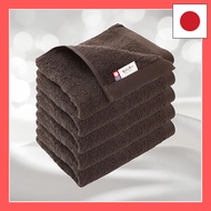 Imabari Towel nico Face Towel, Set of 5, Resort Hotel Towel, 34x85cm, Soft to the Touch, Luxury Hote