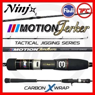 NINJA MOTION JERKER Slow Fast Jigging Overhead & Spinning Rod BC Baitcast Jig SW Saltwater Ninj+