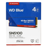 Western Digital 4TB WD Blue SN5100 Gen4 NVMe M.2 2280 SSD (6900MB/s), WDS400T5B0E