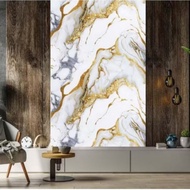3D Vinyl Wall Wallpaper with Marble Foam Motif Roll 1.2M x 2.9M Thickness 3mm Sticker Room Decoratio