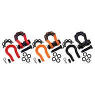 [tenlzsp0bc] 2 Pieces D Ring Shackles Trailer High Strength Off Roads Towing Accessories