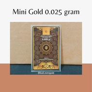 Mini Gold 0 025 gram