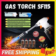 Camping Gas Cooking Multipurpose Butane Gas Torch Gun Fire Maker Flame Gun Welding Torch Pemetik Api