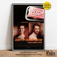 Fight club Poster Zombie Beautiful Picture Work Super Cool Edward Norton Brad Pitt 33X48 cm Wall Dec