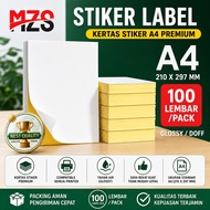 Glossy A4 LABEL STICKERS CONTENTS 100/S 500 SHEETS MZS A4 Sticker Paper