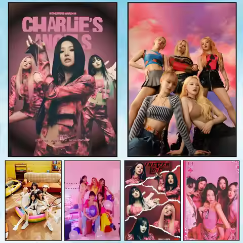 kpop G-Gidle Painting Calligraphy Canvas Poster: Crease Free Waterproof Durable All Space Wall Decor