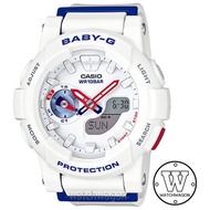 Casio Baby-G  BGA-185TR-7A  White Resin Band Ladies Watch BGA-185  bga185
