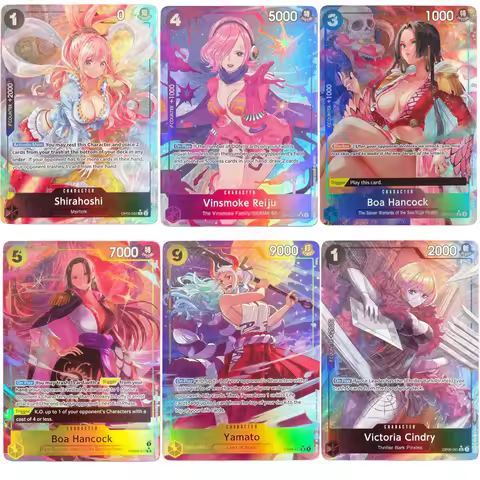 Proxy ONE PIECE Anime Card PRB01 Boa Hancock Yamoto Shirahoshi Victoria Cindry Vinsmoke Reiju Englis