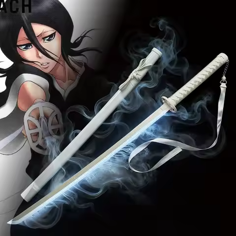 40inch Vapour Rukia Katana Led Lightsabre Anime Glow Bleach Cosplay Ninja Knife Real Japanese Katana