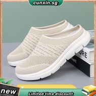 [35-42]lightweight women Half shoes mesh Slip on Shoes Causal shoes for women