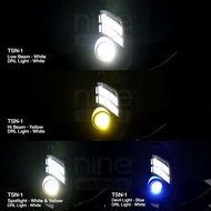 Lampu Sein Projector Lens DRL Alis Bonus Saklar NMAX NEW LED Super Terang TSN1 - LUXIMOS