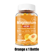 Omilay แมกนีเซียม Magnesium Glycinate Zinc กัมมี่ Stress Relief Magnesium Complex 400 mg Orange 60 เ