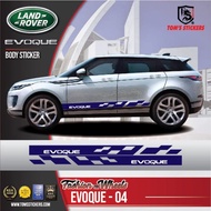 LAND ROVER EVOQUE CAR BODY STICKER SET EVOQUE - 04