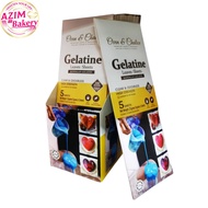Gelatine Sheet 25g/5sheet Oven & Chalice | Gelatin Sheet | Kepingan Gelatin (Halal) by Azim Bakery