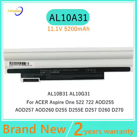 Laptop battery Notebook batteries for Acer AL10A31 AL10B31 AL10G31 one 360 AOD255 D255 D255E D257 D2