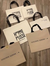 Bv bottega Golden goose issey miyake homme plisse me精品紙袋 手提袋 購物袋