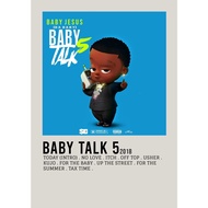 【READY STOCK】Poster Cover Album Baby Talk 5 by DaBaby for Room/Barber/Gift/Gym