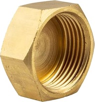 tecuro Cap with hexagon, internal thread Rp 1 1/4 (5/4) inch, blank brass CW617N