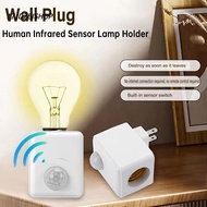17JDZBISHOP Light Bulb Holder, with Motion Sensor Wall Plug Screw Cap Socket, E27 Smart time-delay H
