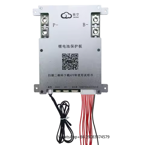JK Bms 200a 4s 8s 12V 24V JK-B2A8S20P 200A Smart BMS Built-in BT Module Support LCD RS485 Port 1A 2A