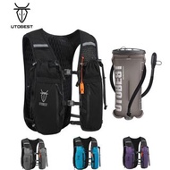 UTOBEST 越野跑背包 10L 超輕量水袋背心，附 2L 水袋，適用於戶外健行、騎乘、馬拉松