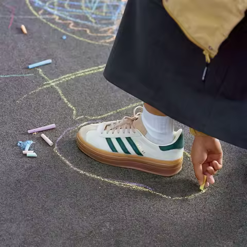 Adidas official genuine Gazelle Bold women's casual sneakers ID7056