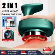 【READY STOCK】Electric Vacuum Cupping Instrument Body CupsGua Sha Machine Body Cupping Suction Therap