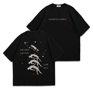 EVISU Style Baju T Shirt Oversized Lelaki Viral Vintage Streetwear Shirt Men Cotton Kain Cotton Seju