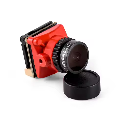 FPV Camera 1800TVL 5MP 2.1mm 1/8 inch Starlight Sensor 5V-40V NTSC/PAL with OSD Internal for RC FPV 