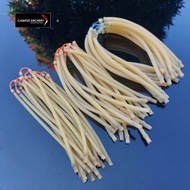 Karet Ketapel Ikan Siap Pakai 4mm/5mm/6mm/7mm Cream Premium Rubberband Slingshot Fishing Tabung Late