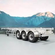 RC car 40 Foot Semi Trailer 3 Axle Frame Suitable for 1/14 Trailer Series Container Chassis Accessor