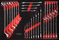 KS Tools 811.0031 Screw Spanner Set in Foam Insert, 31 Count