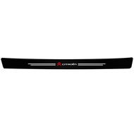 1/4/5Pcs Car Door Sill Scuff Plate Decor Carbon Fiber Stickers For Citroen C8 C-Elysee C4 C3 C2 C1 C