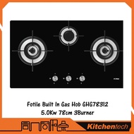 Fotile Built In Gas Hob GHG78312 5Kw 78cm 3Burner