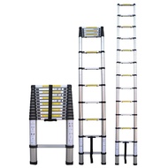 S/🏅Pottery Whale Aluminum Alloy Ladder Bamboo Ladder Telescopic Ladder Thickened Engineering Ladder Telescopic Ladder F2