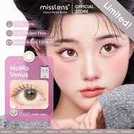 [รุ่นใหม่ล่าสุด💕] คอนแทคเลนส์เกาหลี SisseLens O2 Air lens รุ่น Momo limited series 1 month สี Venus/