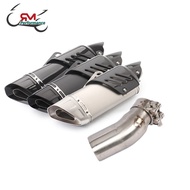 Slip On Exhaust For BMW C650 Sport C650GT 2016 - 2020 Motorcycle Exhaust Escape Middle Link Pipe Muf