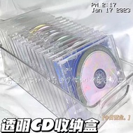B. b. C CD Box Storage Box Placement Rack Acrylic CD Box Storage Basket Album cd Storage Storage Box