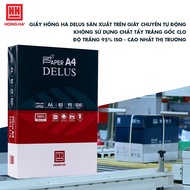 Box Of 5 ream Printing Paper A4 Quantitative 80gsm, Hong Ha Delus photo Paper - 4956