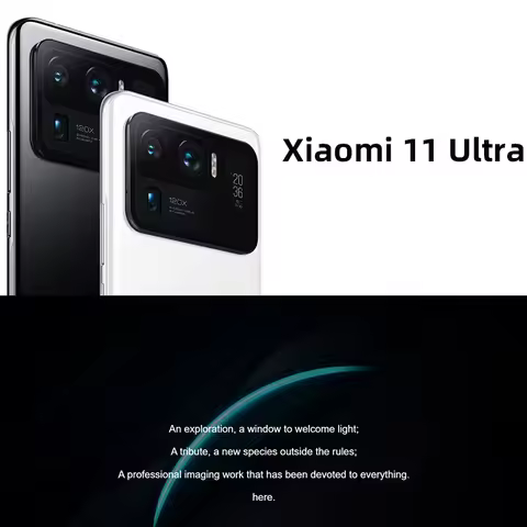 Xiaomi 11 Ultra 5G Android Smartphone RAM 8GB/12GB ROM 256GB/512GB Original Used Phone