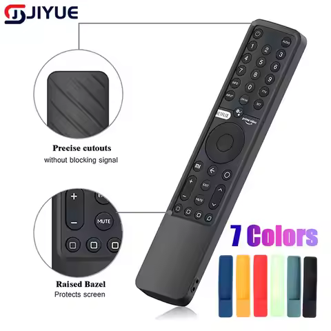 1PC Silicone Remote Control Case Compatible For Xiaomi P1 Mi Tv A2 58 55 50 43 32 43 P1e55 Xmrm-19 P