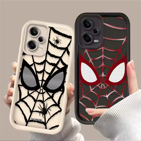 Marvel Spider Man Pattern Case for Xiaomi Redmi 15 13 12 15C 14C 14R 13C 12C 10C 4G 5G A5 A4 A3 Turb