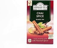 Ahmad Tea Chai Spice Black Tea, 20 Foil Tea Bags (Pack of 6)