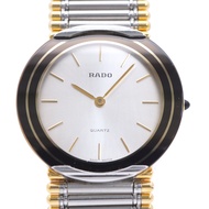 Excellent condition Rado Round 121.9586.4 Quartz Watch Stainless Steel Silver Dial 0582 [Used] RADO 