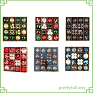 [PrettyiaedMY] 42pcs Christmas Baubles, Christmas Tree Decorations, Decorative Baubles, Christmas Tr
