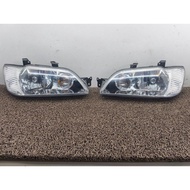 Mitsubishi Lancer Cedia CS2A Halogen Headlamp Pair OEM JDM Used 2000-2007 | Lampu Depan