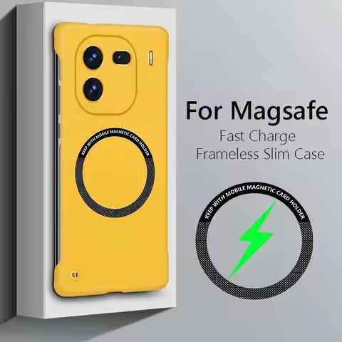Lens Protection Case For iQOO 11 12 13 15 15R Z9X Neo 10R Z7 Pro 5G Phone Case with Magnetic Coil Ha
