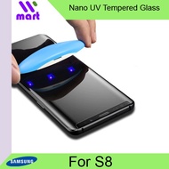 UV Full Glue Liquid Tempered Glass For Samsung Galaxy S8