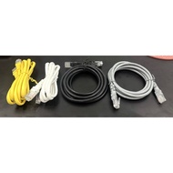 Network cable, network cable, 1.5M LAN cable with 2 ends, cat 5e