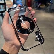 Clear Case With Colored Edges Express Delivery For VIVO Y20 Y12S Y12A Y3S Y31 Y21D Y04 Y04S Y29S Y05